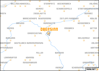 map of Obersinn