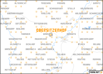 map of Obersitzenhof