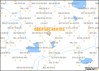 map of Obersöchering