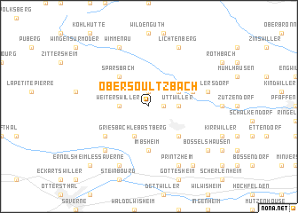 map of Obersoultzbach