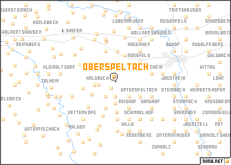 map of Oberspeltach