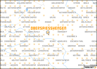 map of Oberspießwengen