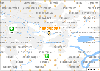 map of Oberspree