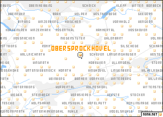 map of Obersprockhövel