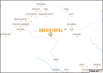 map of Ober Stafel