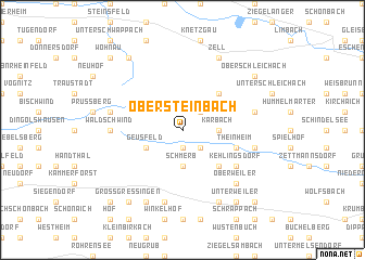 map of Obersteinbach