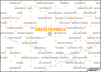 map of Obersteinbach