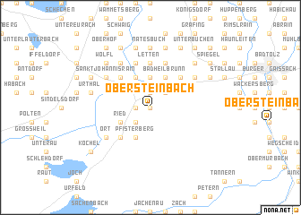 map of Obersteinbach