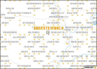 map of Obersteinbach