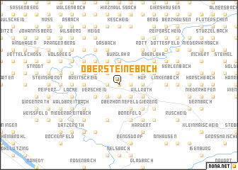 map of Obersteinebach