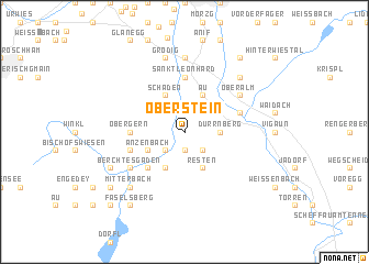 map of Oberstein