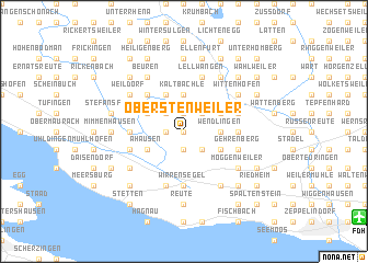 map of Oberstenweiler