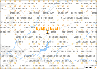 map of Oberstezeit