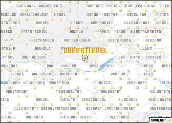 map of Oberstiepel