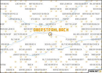 map of Oberstrahlbach