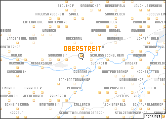 map of Oberstreit