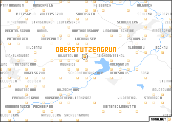 map of Oberstützengrün