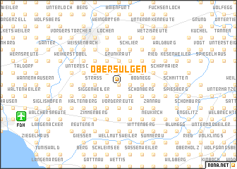 map of Obersulgen