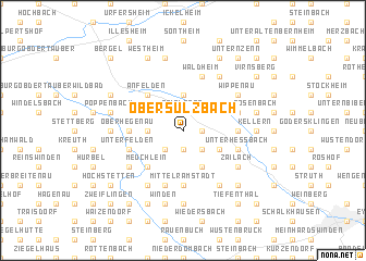 map of Obersulzbach