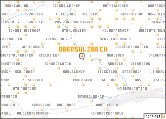 map of Obersulzbach