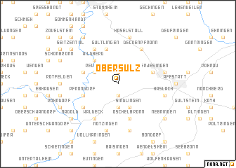 map of Obersulz