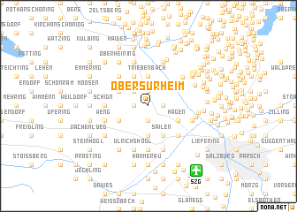 map of Obersurheim