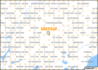 map of Obersur