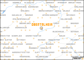 map of Obertalheim