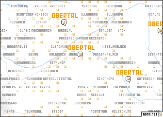 map of Obertal