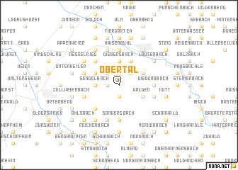 map of Obertal