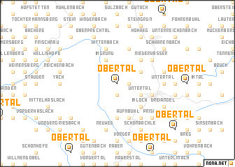 map of Obertal