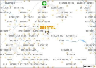 map of Obertal