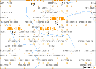 map of Obertal