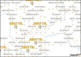 map of Obertal