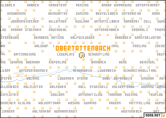 map of Obertattenbach