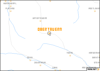 map of Obertauern