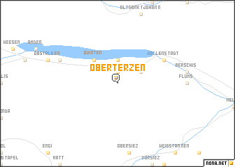 map of Oberterzen