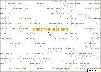 map of Oberthalhausen