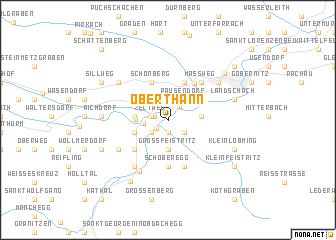 map of Oberthann