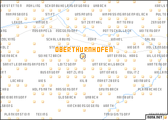 map of Oberthurnhofen