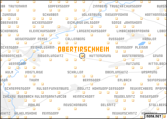 map of Obertirschheim
