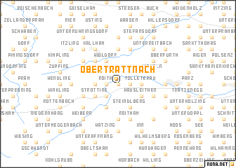 map of Obertrattnach