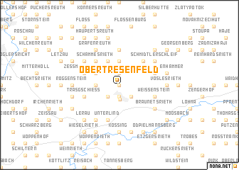 map of Obertresenfeld