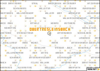 map of Obertresleinsbach