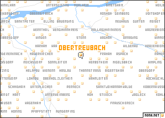 map of Obertreubach