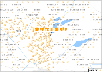 map of Obertrum am See