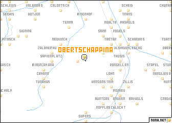 map of Ober Tschappina