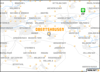 map of Obertshausen