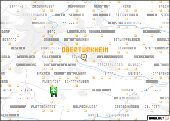 map of Obertürkheim