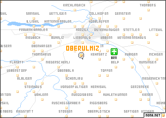 map of Oberulmiz